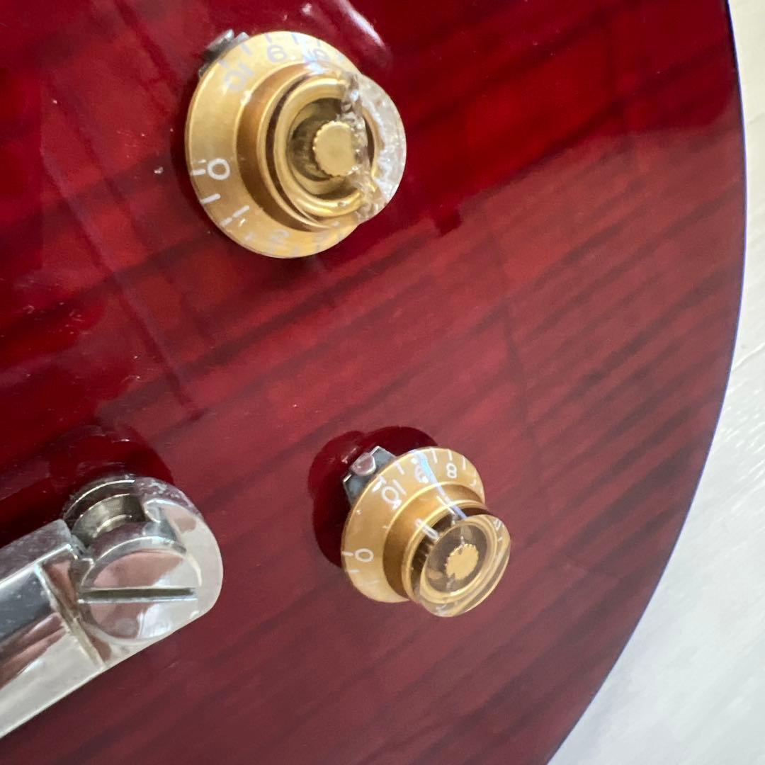 ギター EPIPHONE Tak DC Standard Plustop Cherry