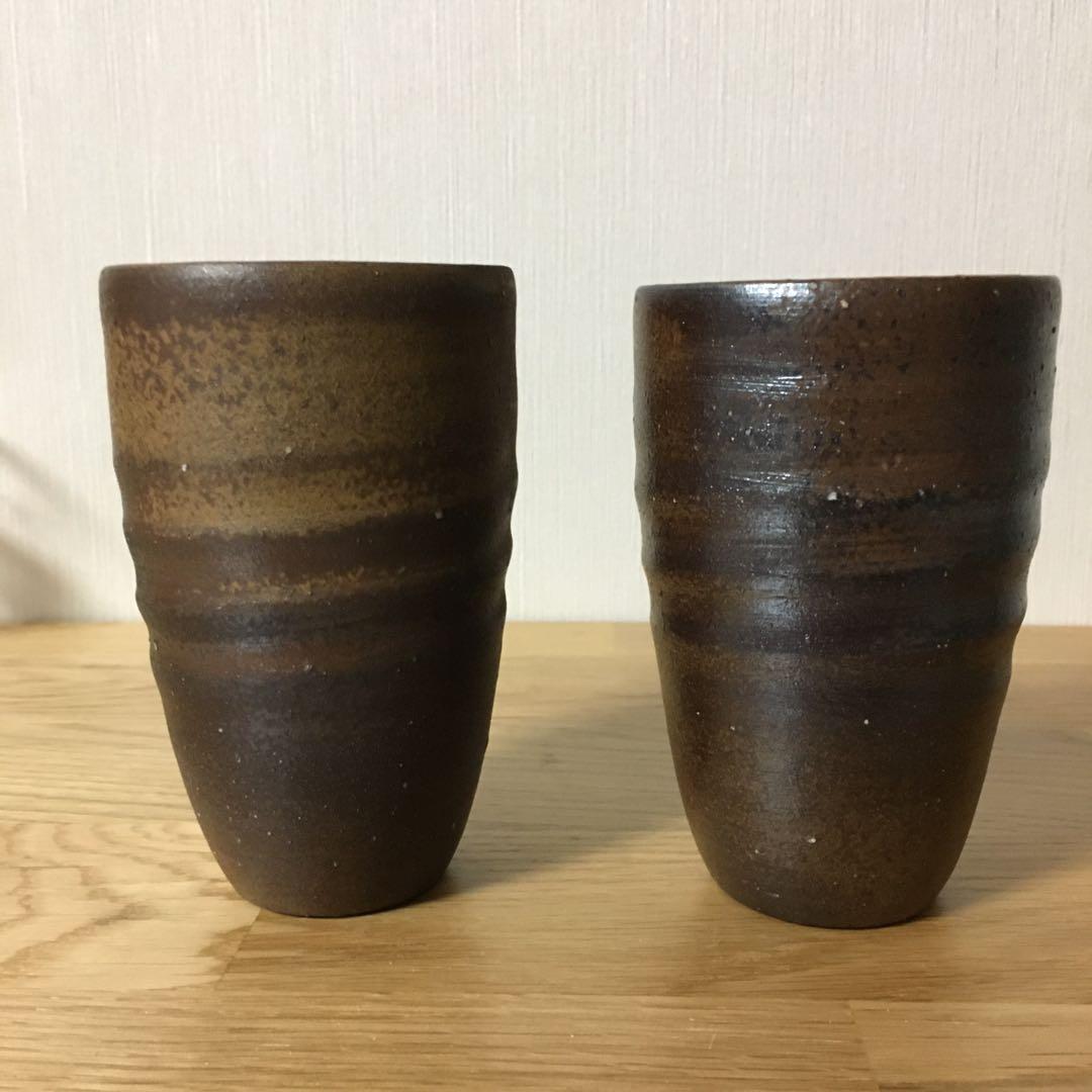 備前焼　ペアカップ　フリーカップ