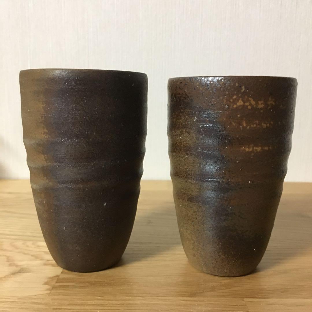 備前焼　ペアカップ　フリーカップ