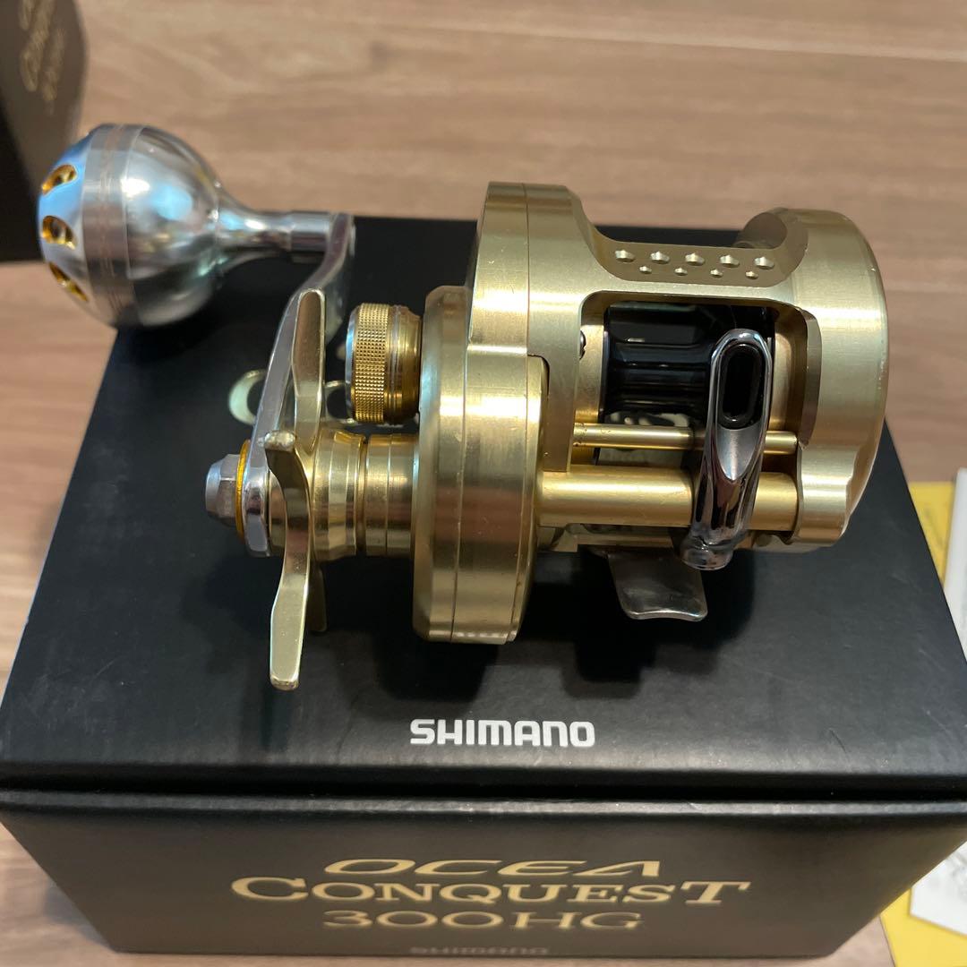 シマノ　15オシアコンクエスト　300HG ゴメクサス　ハンドル　カスタム