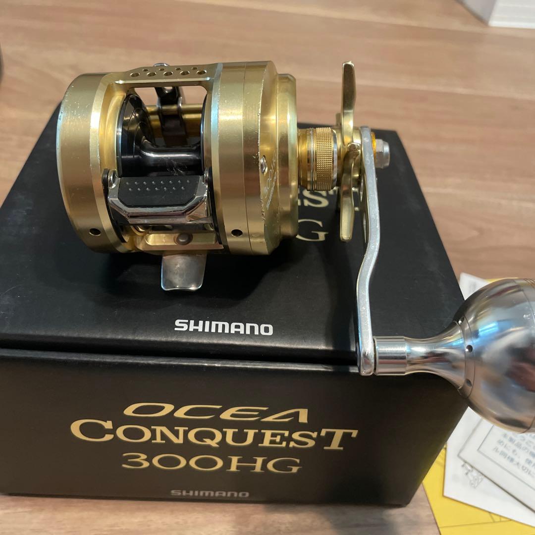 シマノ　15オシアコンクエスト　300HG ゴメクサス　ハンドル　カスタム