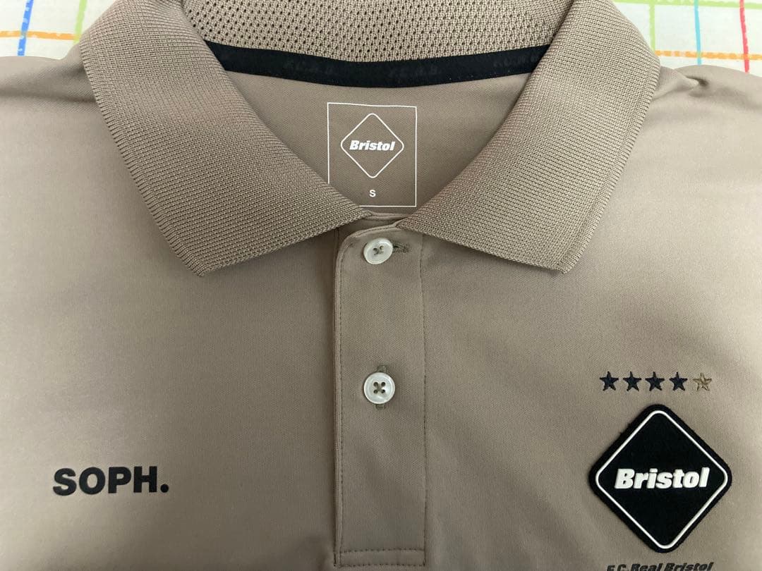 F.C.Real Bristol S/S PANEL POLO ベージュS