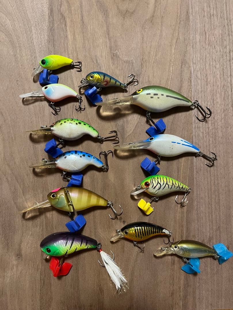 バス釣り　ジャッカルメガバスO.S.Pシマノなど39点ルアーセット　まとめ売り