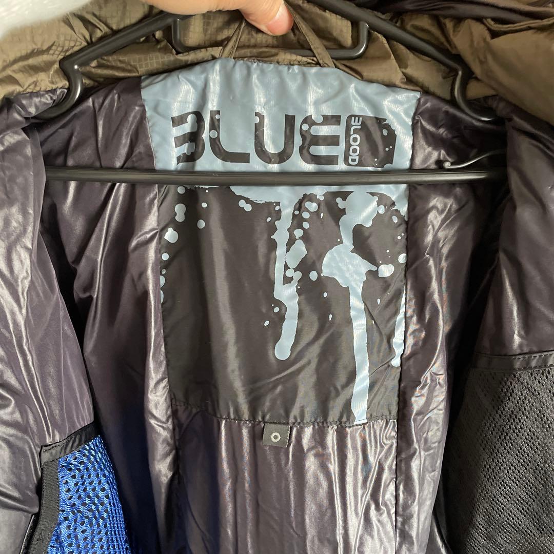 スノーボードウェア ブルーブラッド ダウンジャケット フード付き