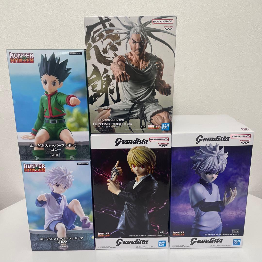 HUNTER×HUNTER ぬーどるストッパー　ゴン＆キルア　クラピカ　ネテロ