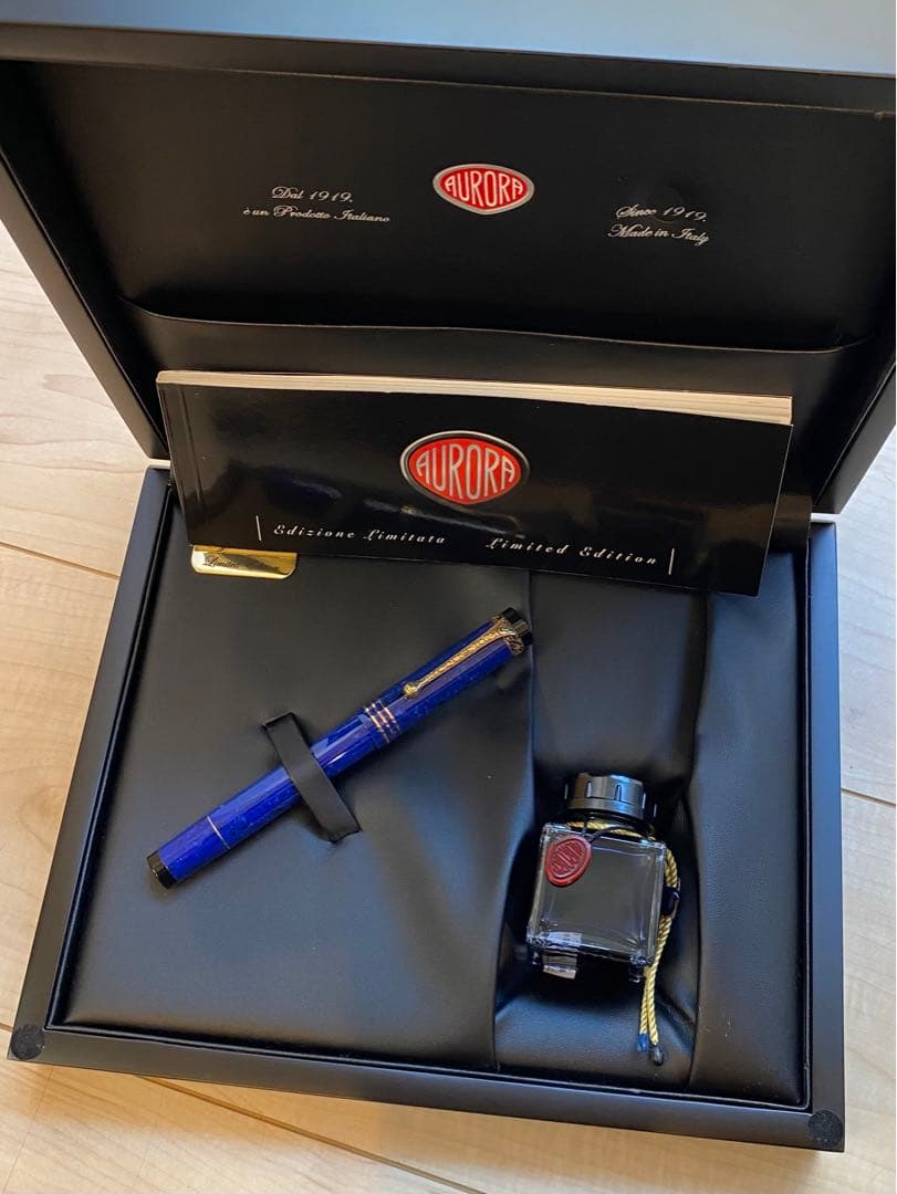 seedアウロラ セリエ・インテルナツィオナーレ ブルー 万年筆 EF