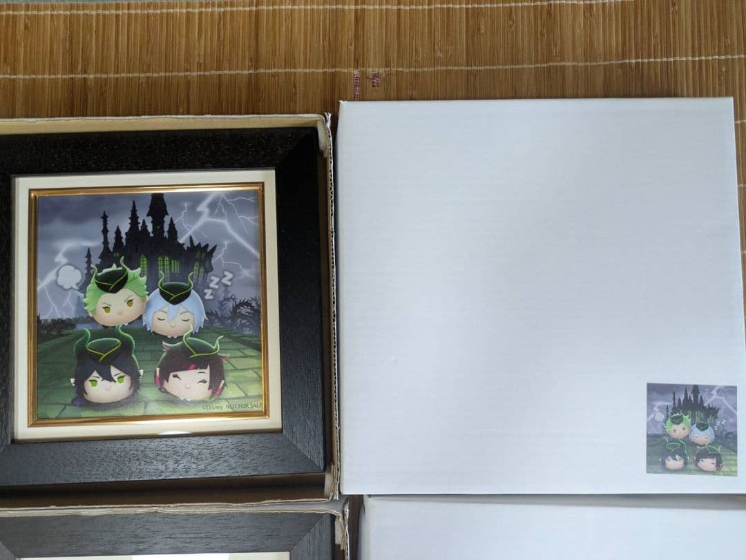限定品　希少品　ディズニー　ツイステッドワンダーランド　アート額7枚　Ａ賞