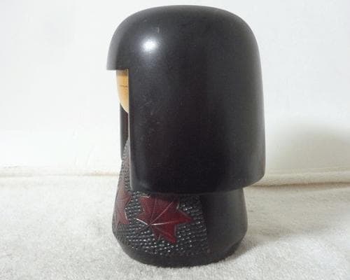 希少　近代こけし　創作こけし　秋の紅葉　炭谷公治作　宝川温泉　こけし　レトロ