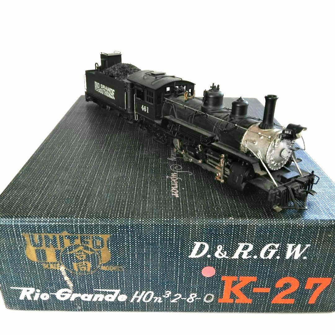 UNITED　HOn3(10.5mm)　D&RGW　K-27　塗装済み完成品