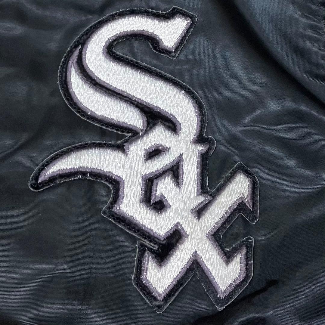 80s STARTER USA製MLB ホワイトソックス スタジャン ジャケット