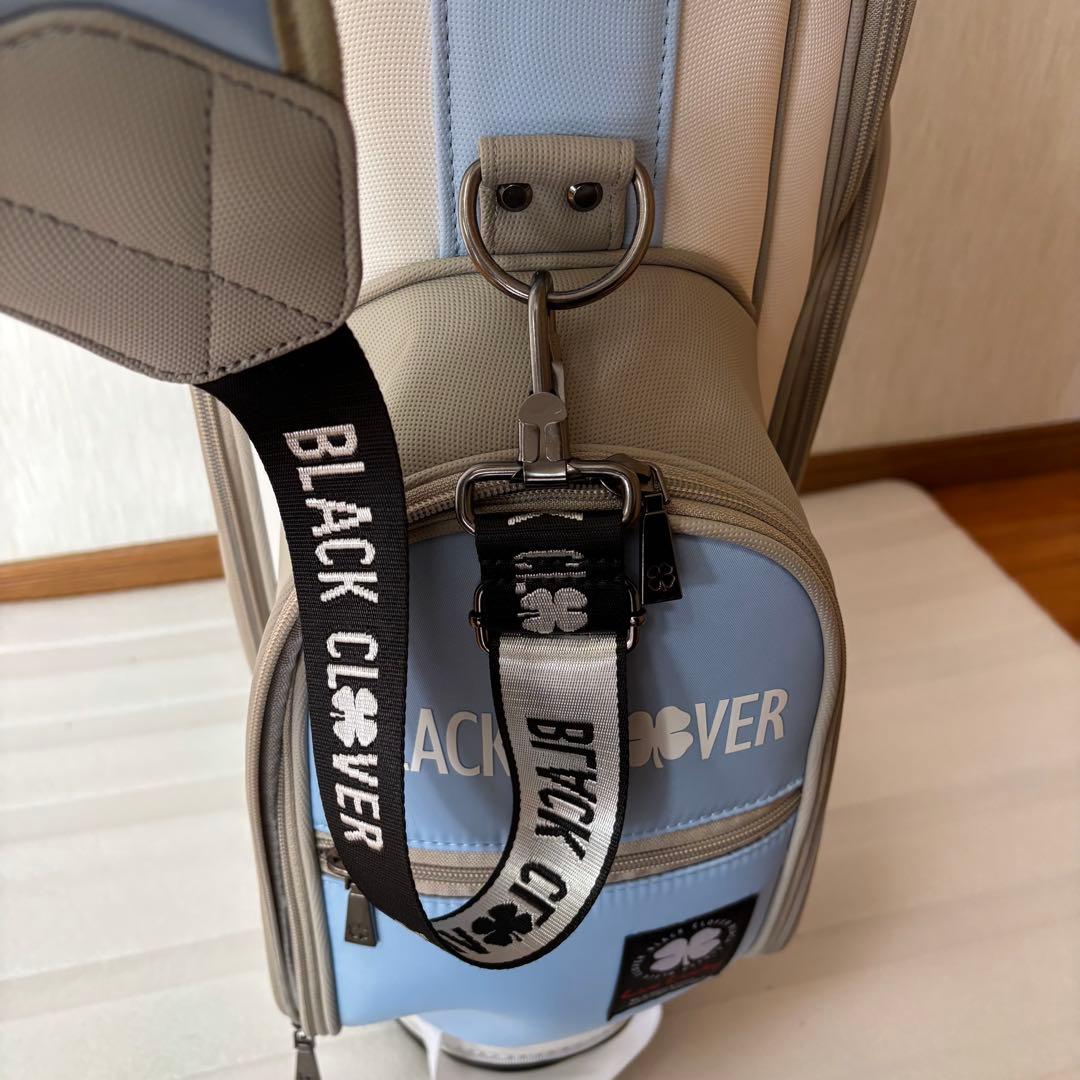 ブラッククローバー／キャディバッグ／BA5PNC01 ホワイト・ライトブルー