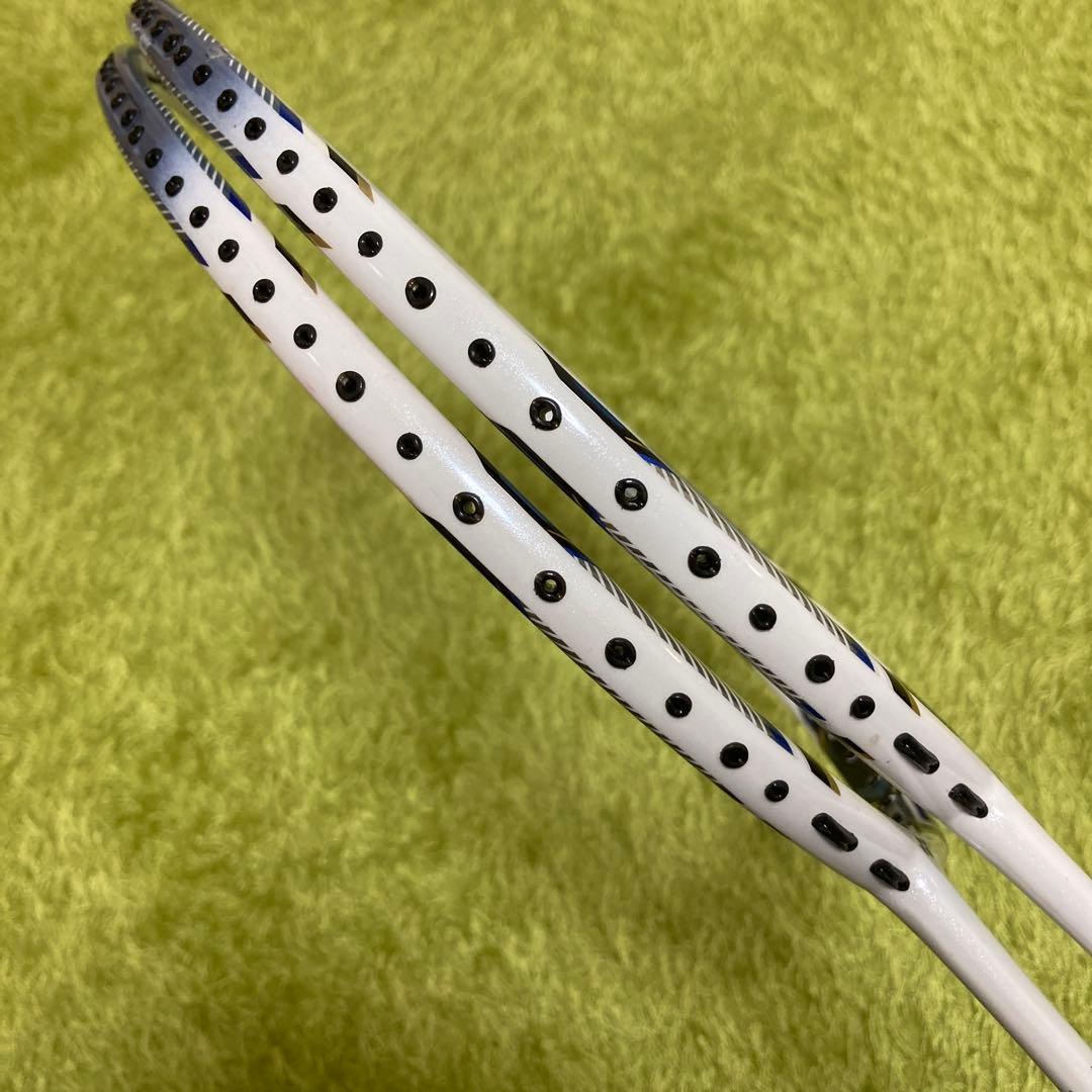 【良品】YONEX ナノレイ750 4U クリスタルブルー【2本まとめ売り】