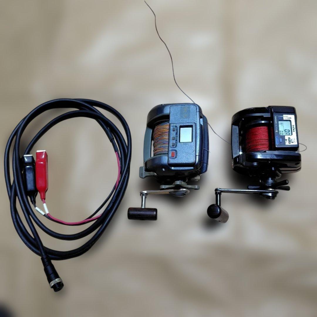 シマノ 電動リール SLS 3000EV 電動丸とDAIWAのタナセンサ―の2点