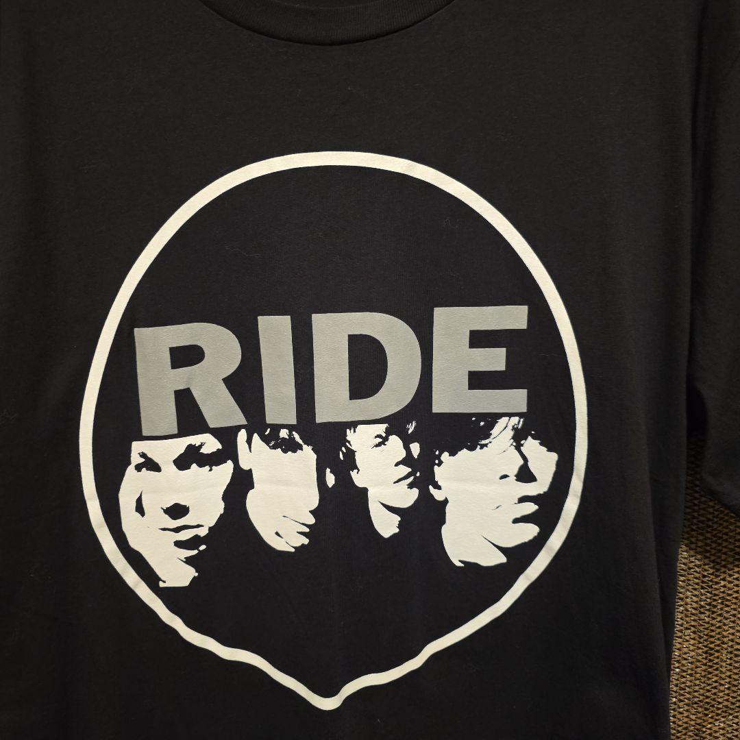 RIDE バンドTシャツ ブラックLSize