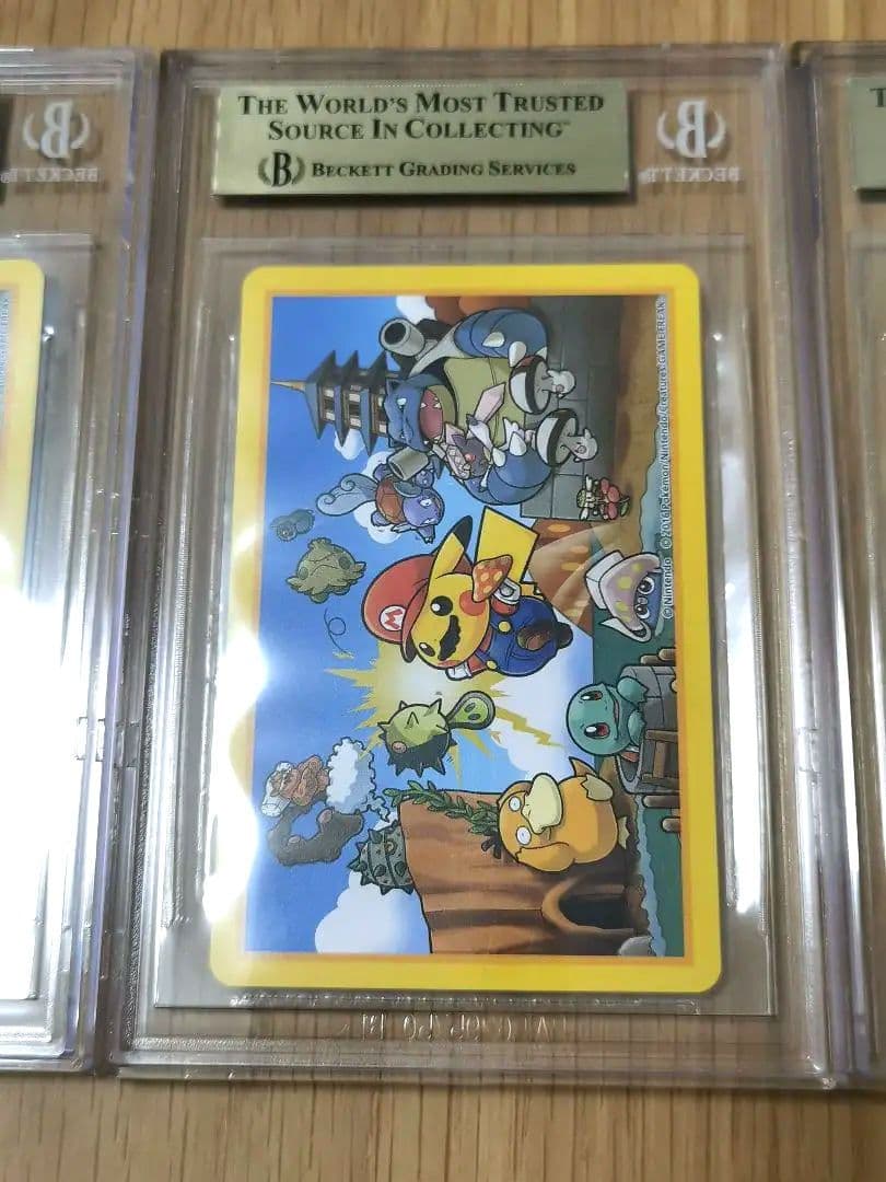 BGS10☆マリオピカチュウ クローバー J Q K ポケモンカード トランプ
