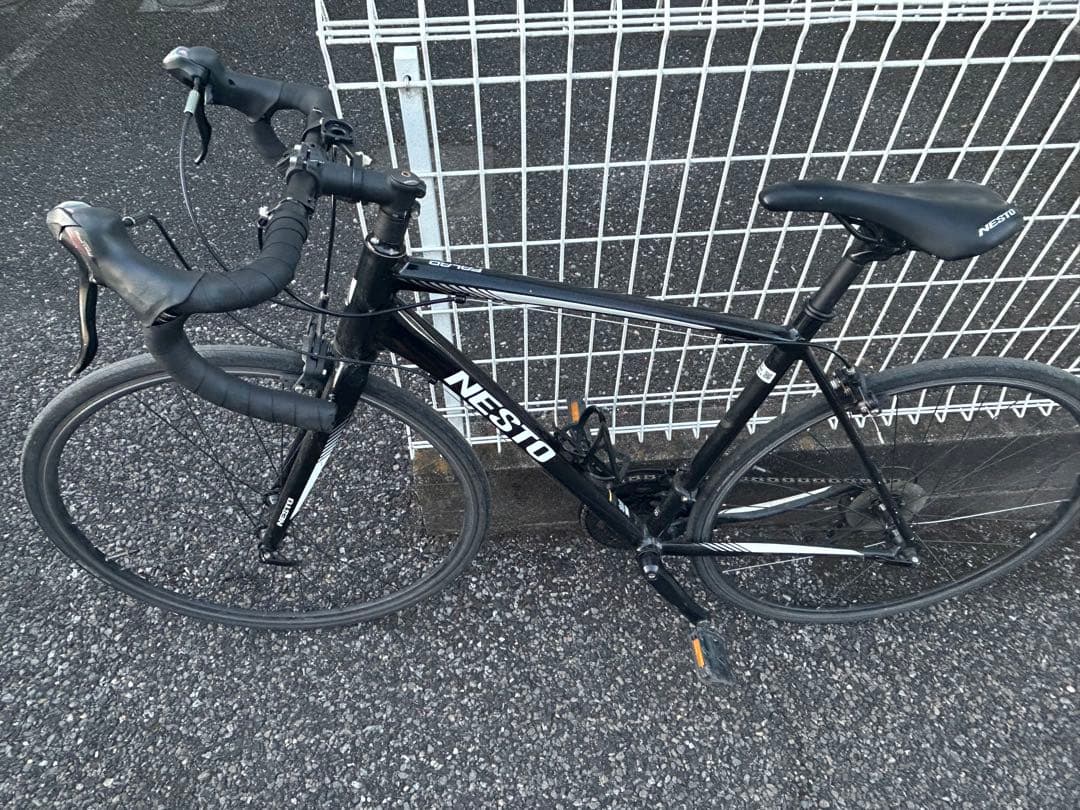NESTO 黒 ドロップハンドル ロードバイク
