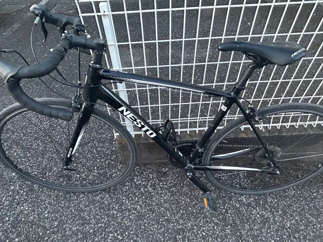 NESTO 黒 ドロップハンドル ロードバイク