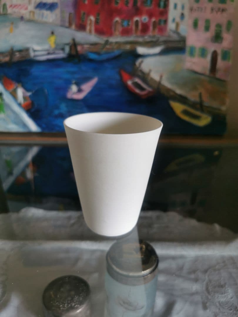 黒田泰蔵？ 白磁 端正な酒器 カップ 湯呑み WASASABI購入 約30年前