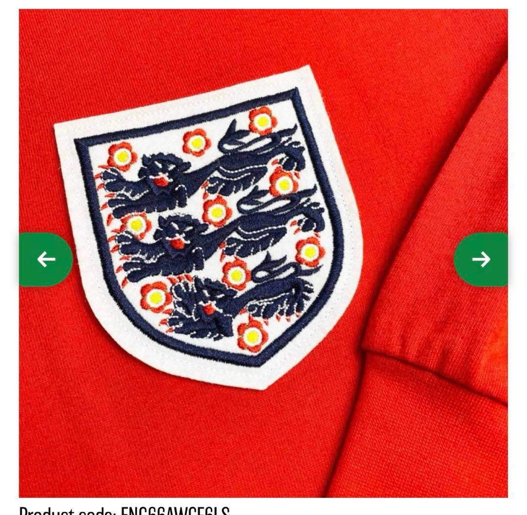 【超希少】新品未使用　イングランド代表　復刻モデル/ブラックW杯1966