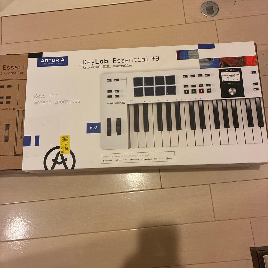鍵盤楽器 ARTURIA MIDI KeyLab Essential 49 mk3