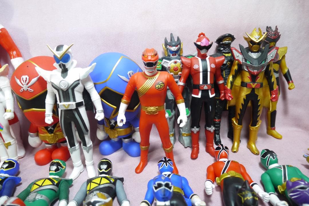 スーパー戦隊シリーズ　ソフビヒーロー　ほか　120体以上