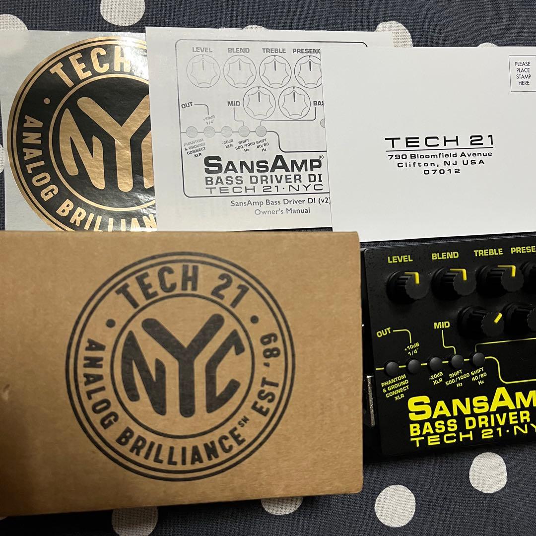 ほぼ新品 Tech 21 NYC SansAmp Para D DI