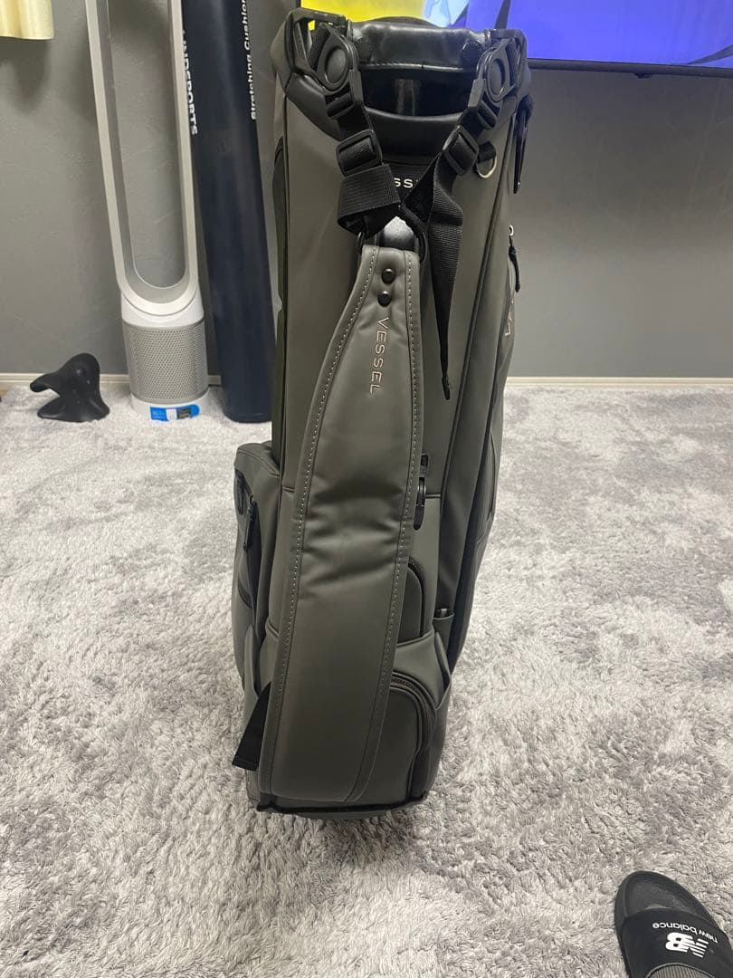 VESSEL キャディバッグ スタンドバッグ プレイヤー3.0 グレー 8.5型
