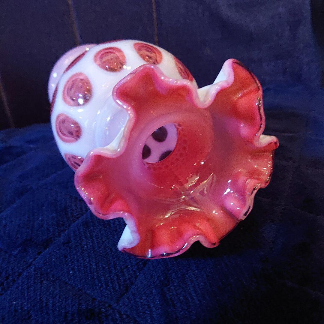 貴重、美品フェントン50年代頃ドットBigベース高さ22.5cm