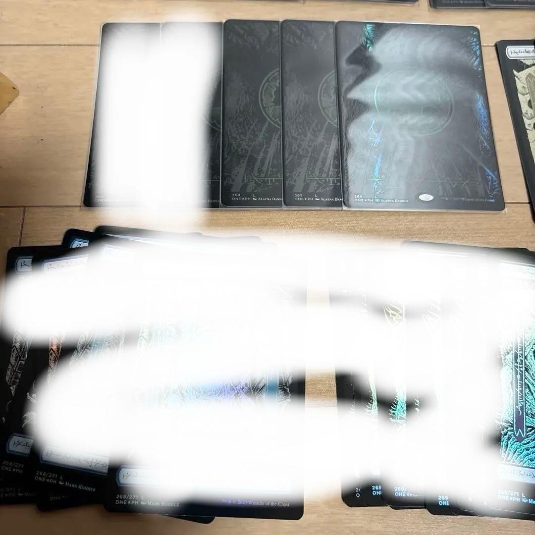 MTG ONE オイルスリック 基本土地 平地 島 沼 山 森 5種15枚セット