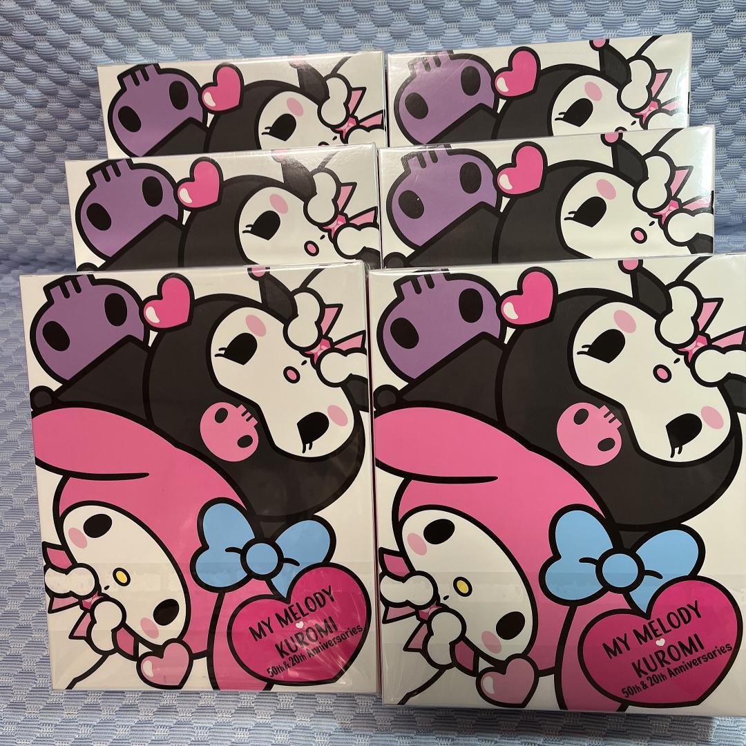 【マイメロディ】50周年 ブックボックス入り マスコットセット　6箱セット