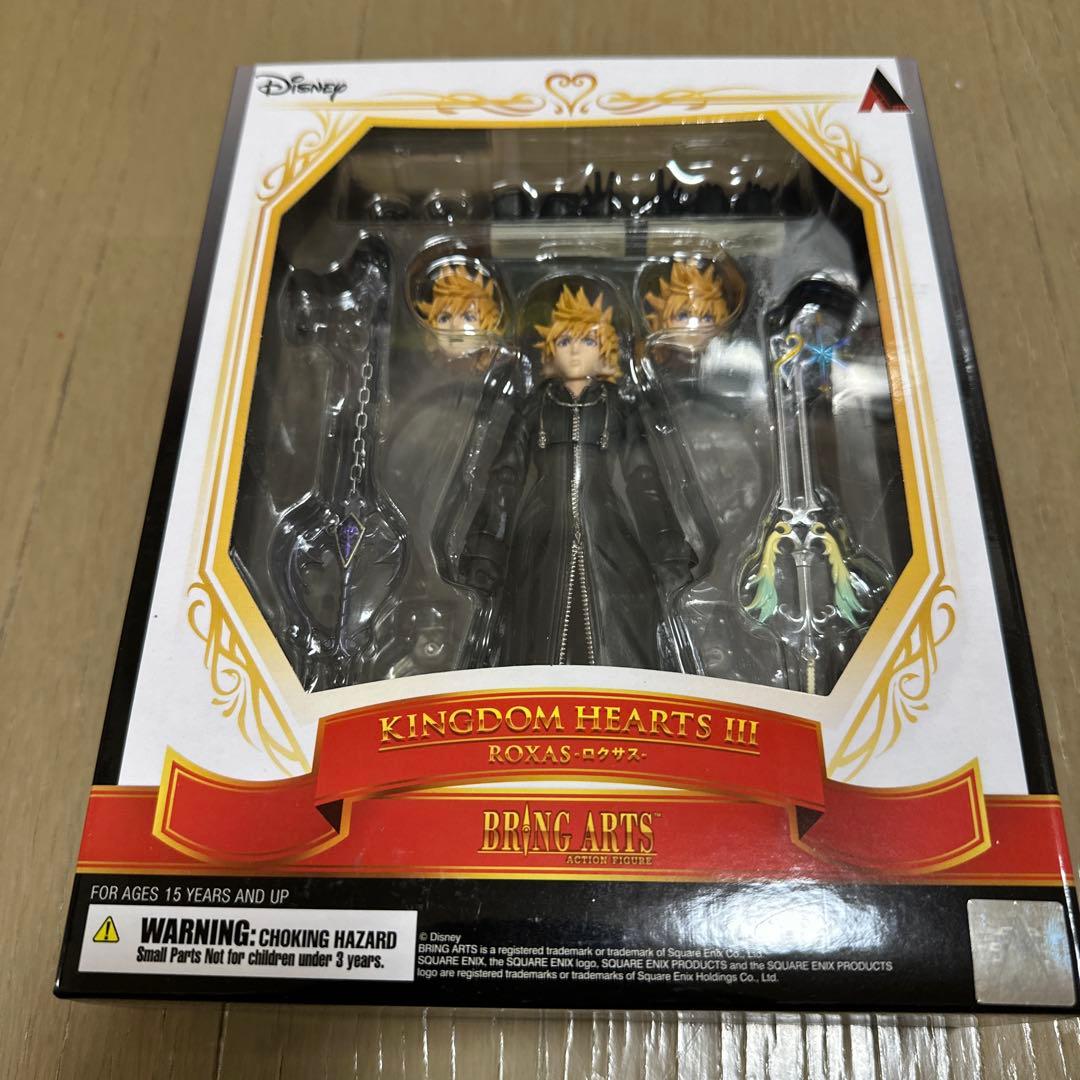 田*者様 【未開封】キングダムハーツ3 ブリングアーツ ロクサス・アクセル・シオ