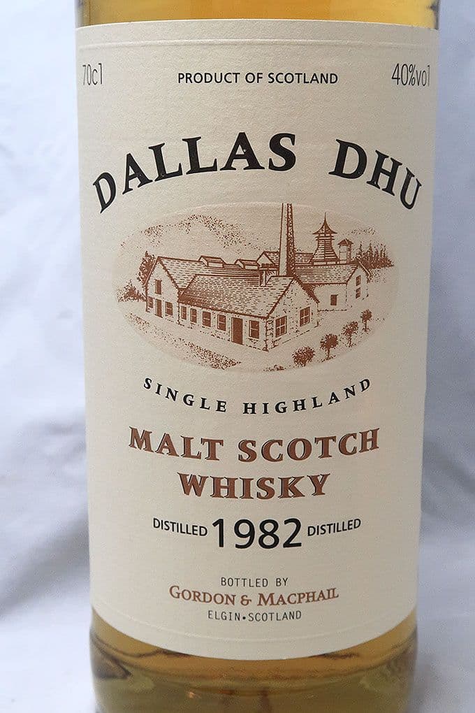 ダラスデュー１９８２ ２５年 シングルモルトウィスキー ゴードン＆マクファイル社