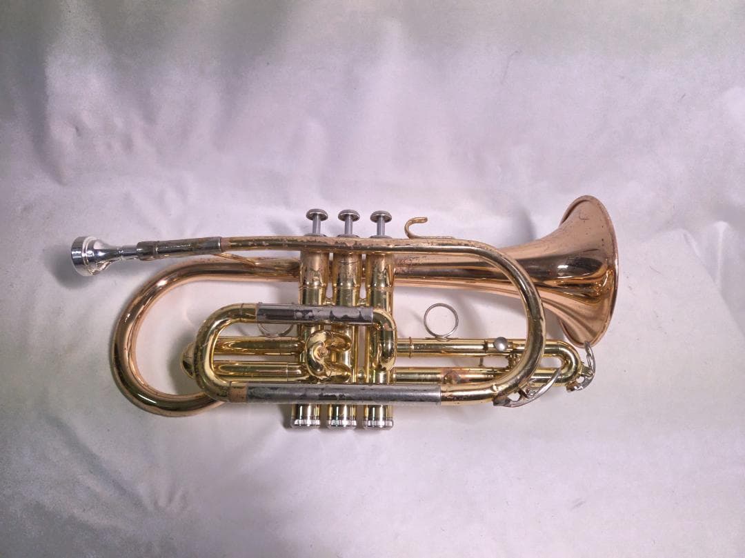 YAMAHA YCR-3330 ショートコルネット 赤ベル 動作良好 #2343