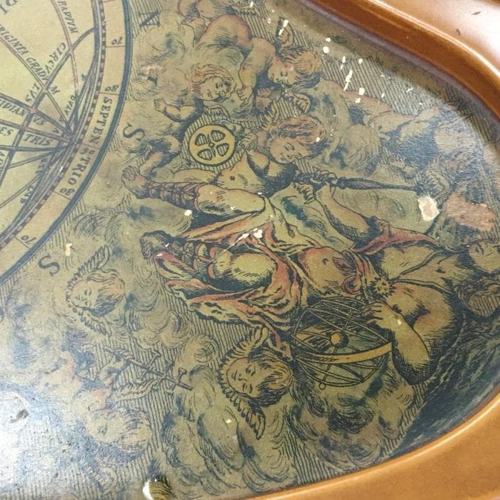 J リユース アンティーク 地球儀型 ワゴン ワイン バー キャビネット 希少