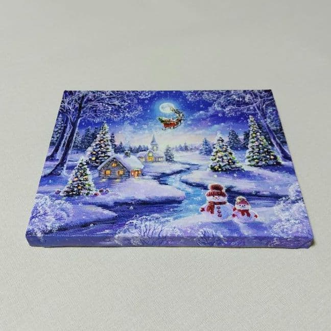 R*U様 【夜空を見上げて】アクリル画 F3 風景画 絵画