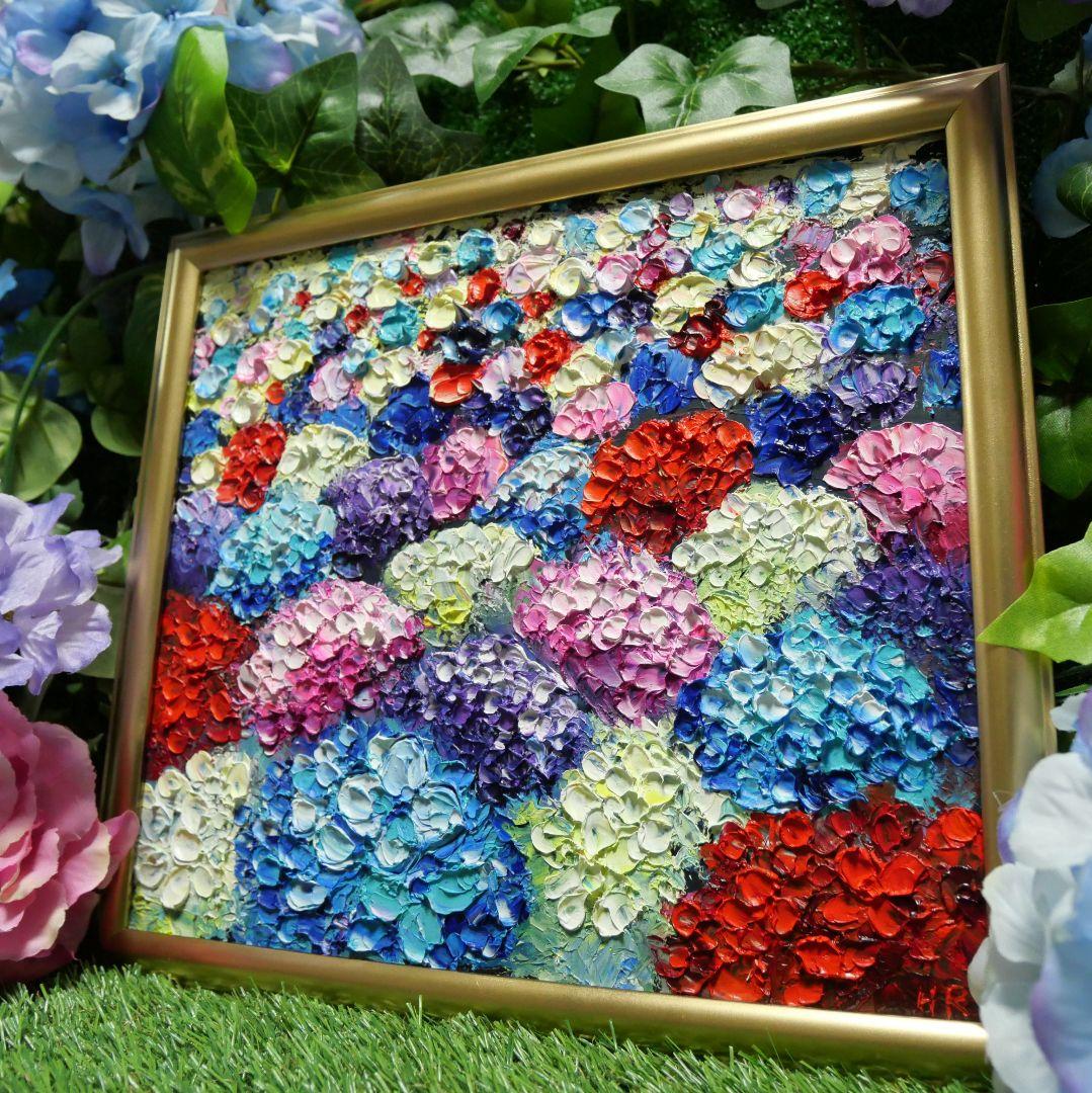 油絵 絵画 【Hydrangea】