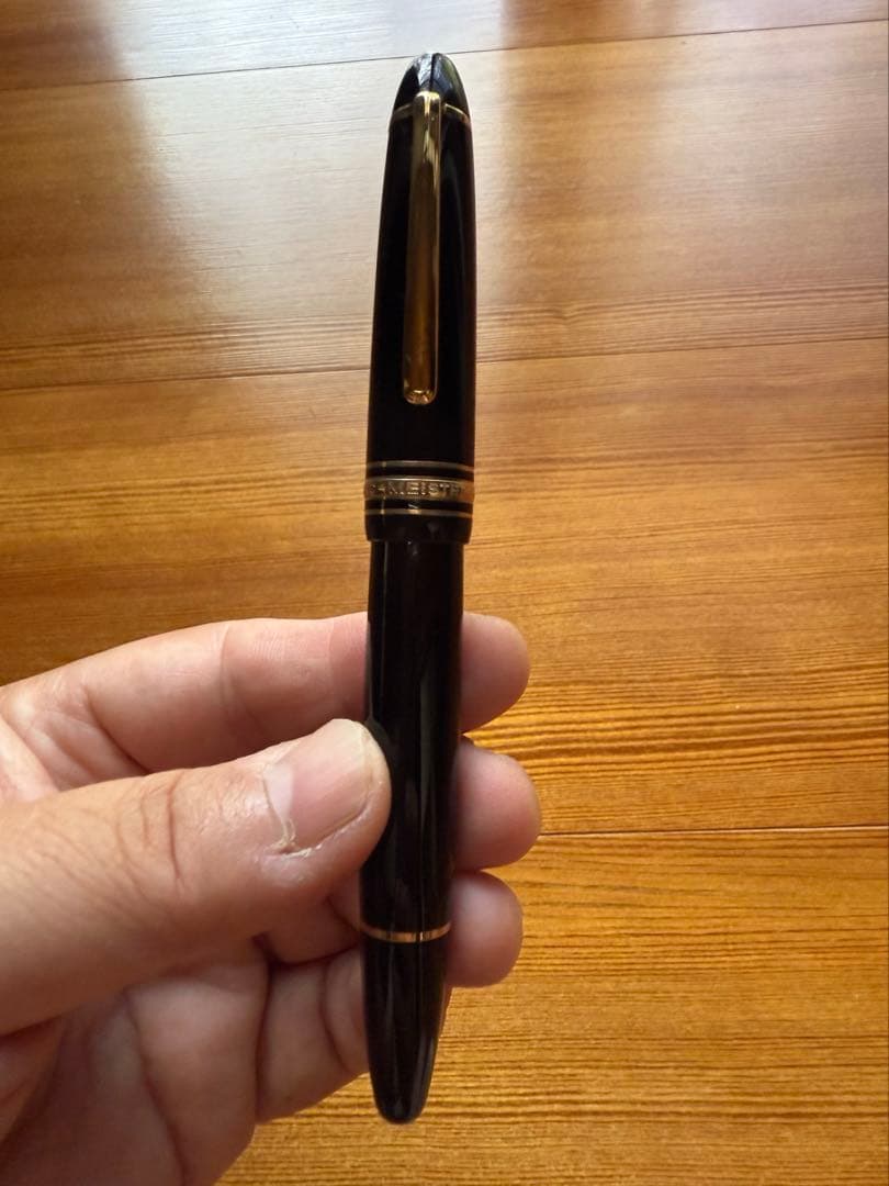 モンブラン 万年筆 146 状態良好 エボナイト芯 全金 B 太字 ブラック