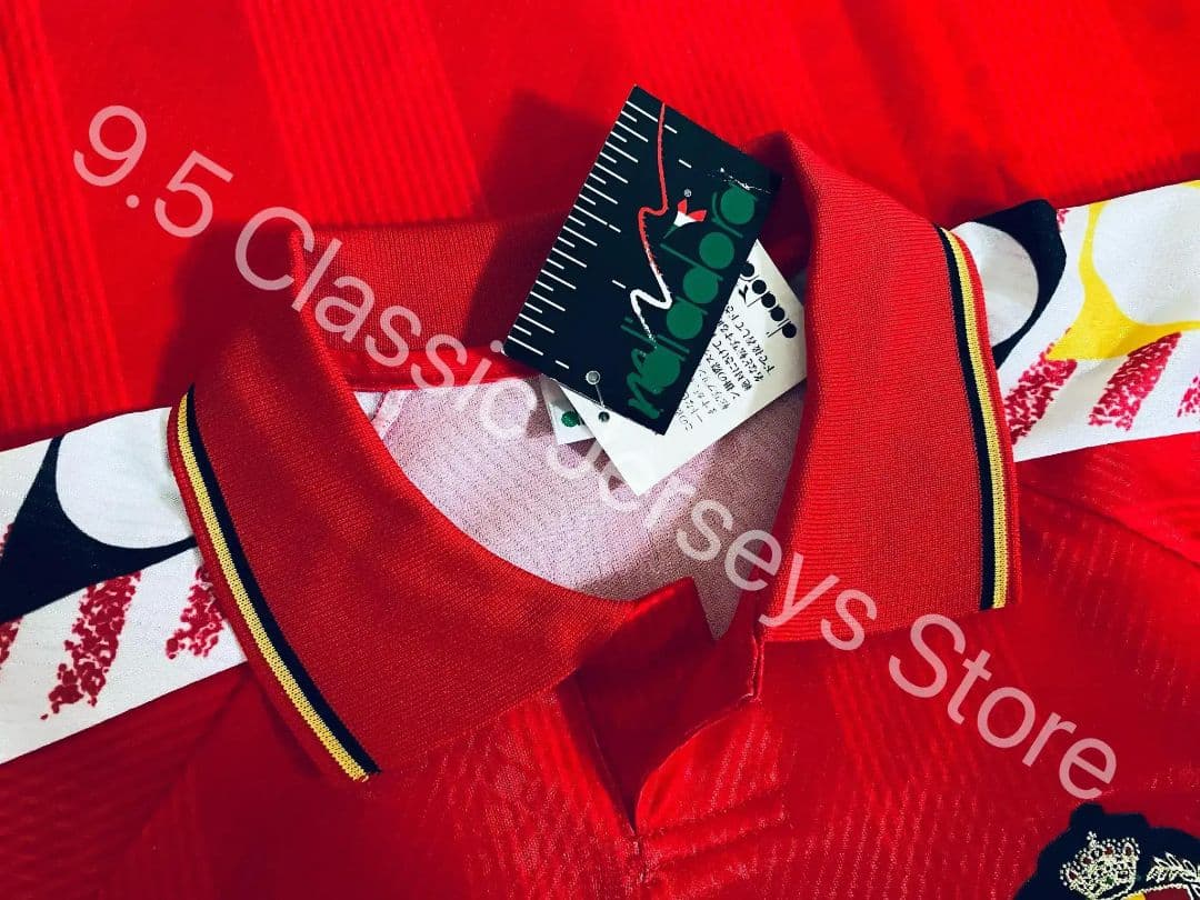 ベルギー代表 1994 ホーム ユニフォーム #10 SCIFO 長袖