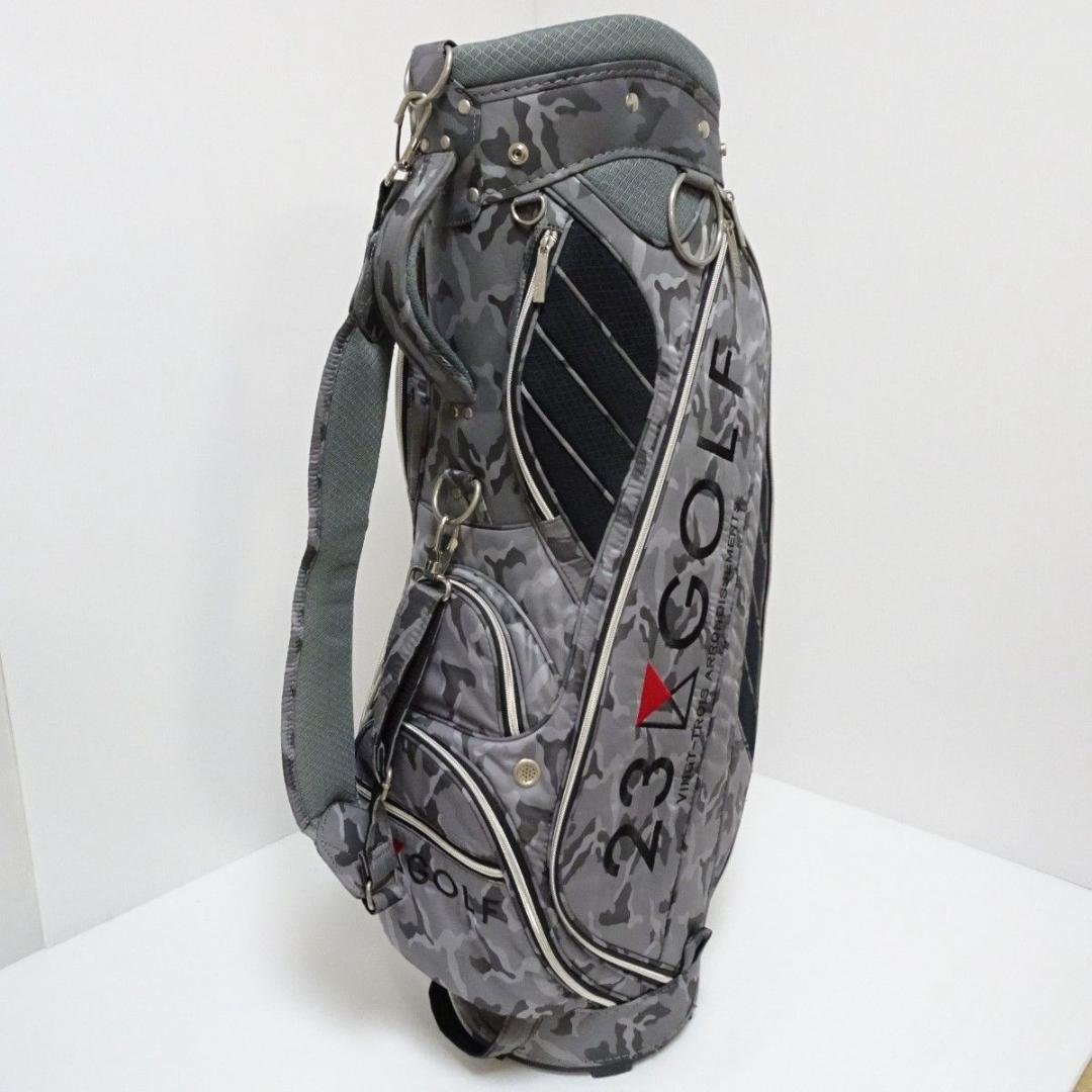 23区GOLF キャディバッグ 9.5型 カートタイプ 迷彩 ONWARD