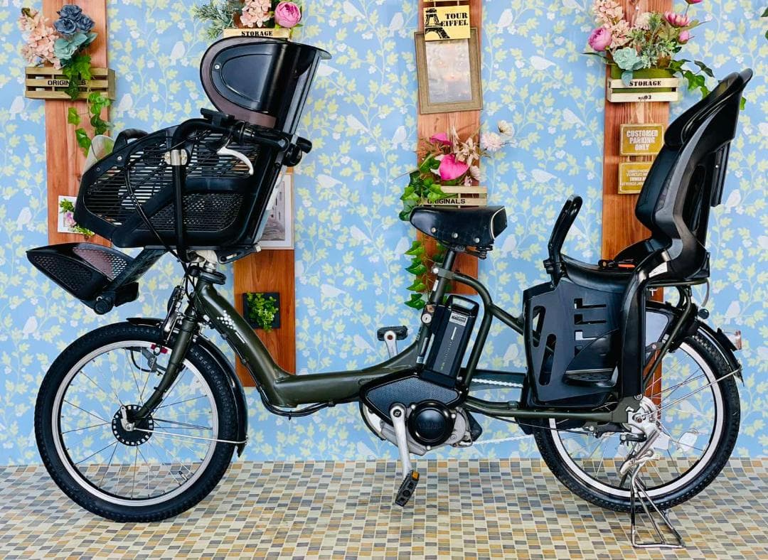 【BRIDGESTONE】電動アシスト自転車 チャイルドシート付き1856