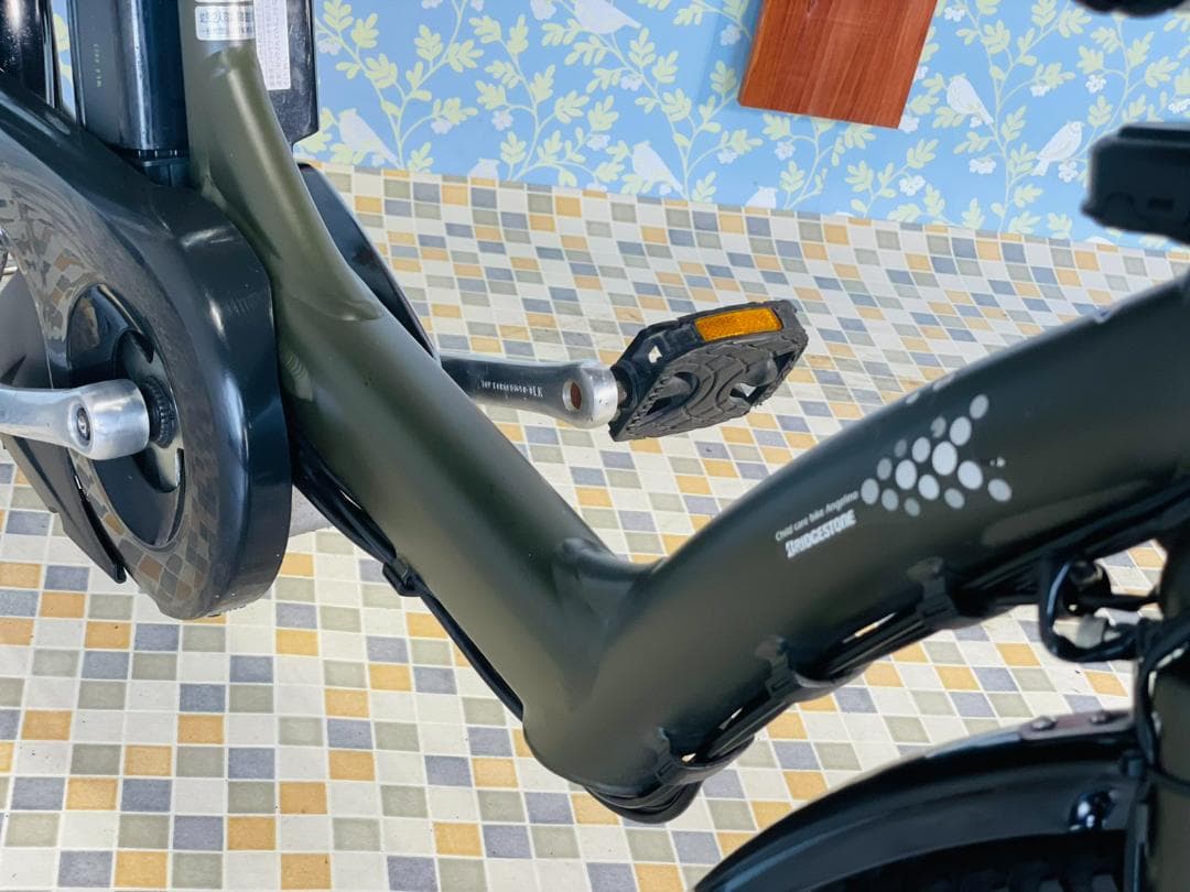 【BRIDGESTONE】電動アシスト自転車 チャイルドシート付き1856