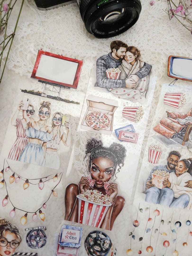 Lana's Scrap Shop 海外マスキングテープ　マステ 【2393】