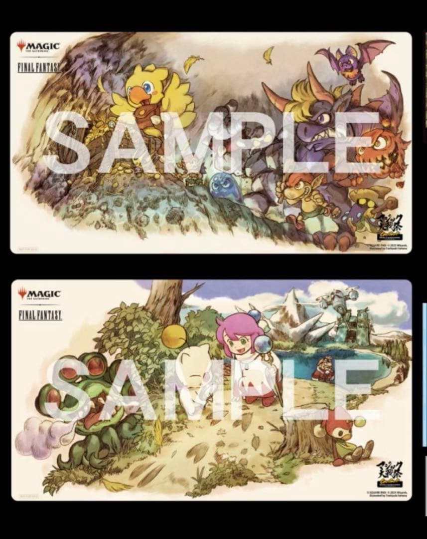 MTG マジック大戦祭プレイマット　チョコボ　モーグリ　フルプロテクトケース