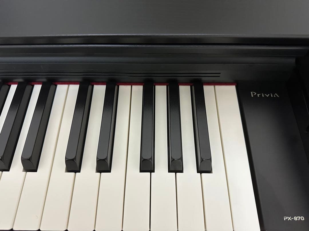 【美品】電子ピアノ CASIO PX-870BK ブラックウッド調 [88鍵盤]