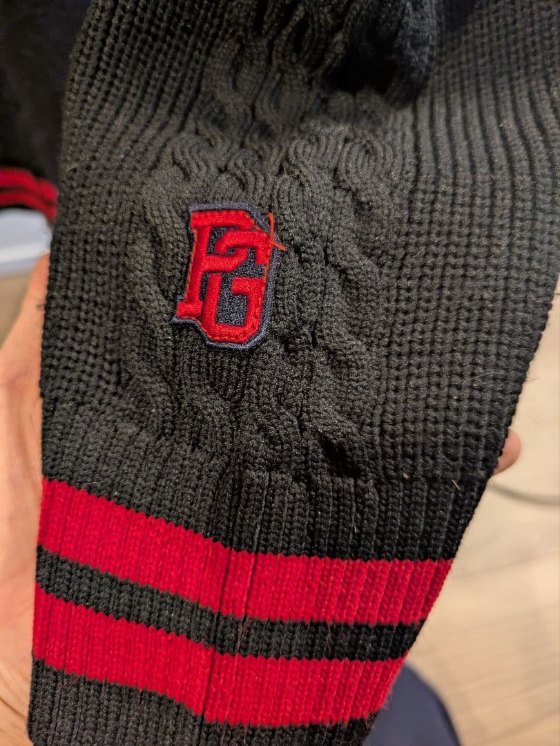 PEARLY GATES　パーリーゲイツ ネイビー ジャケット ニット　サイズ4