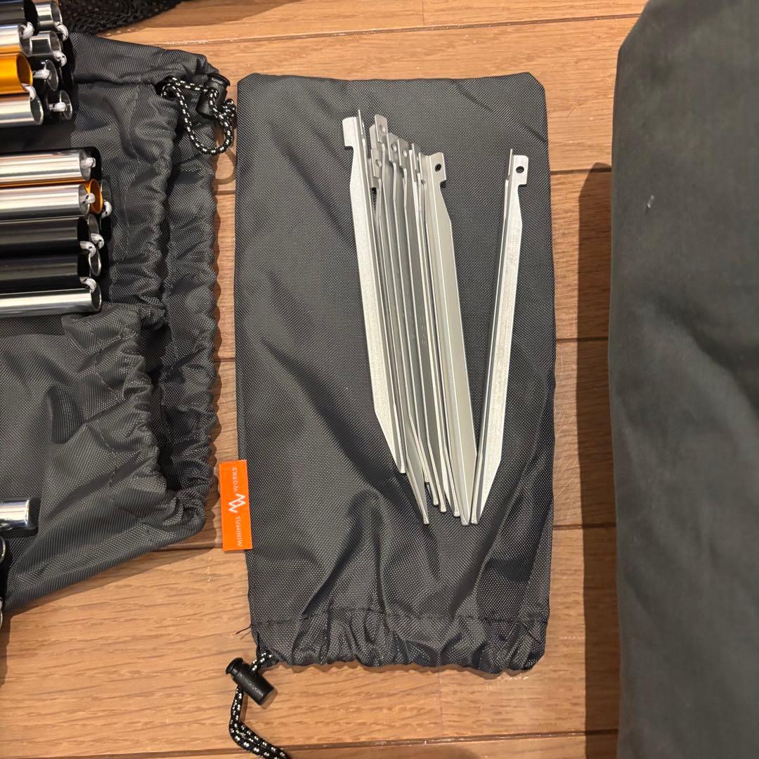 【フルセット２回使用】シェルターGH チャコール