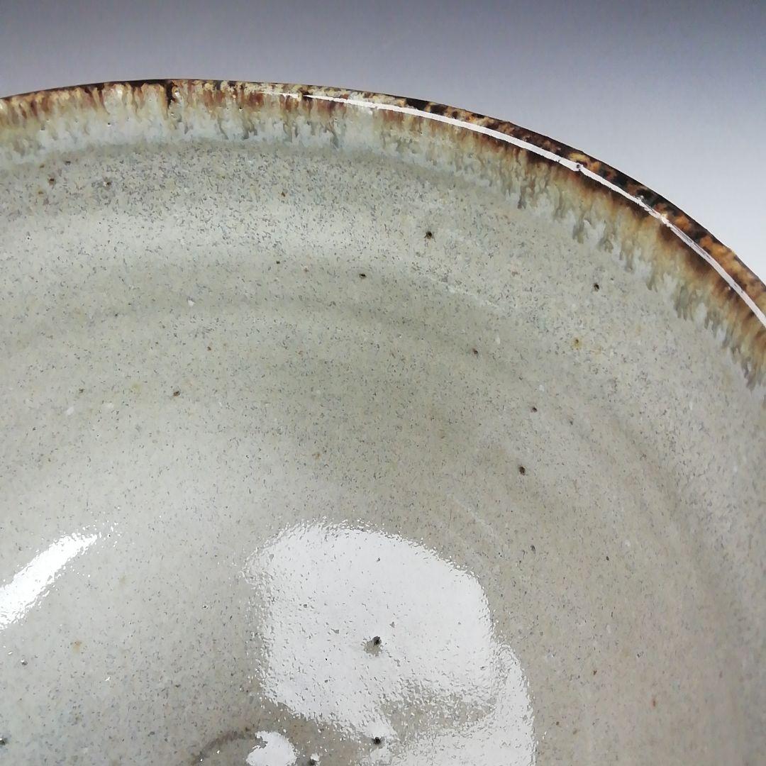 Ｗ１９　茶碗　『鬼高台　お多福絵』『中村秋峰 造』　共箱　抹茶碗　茶道具