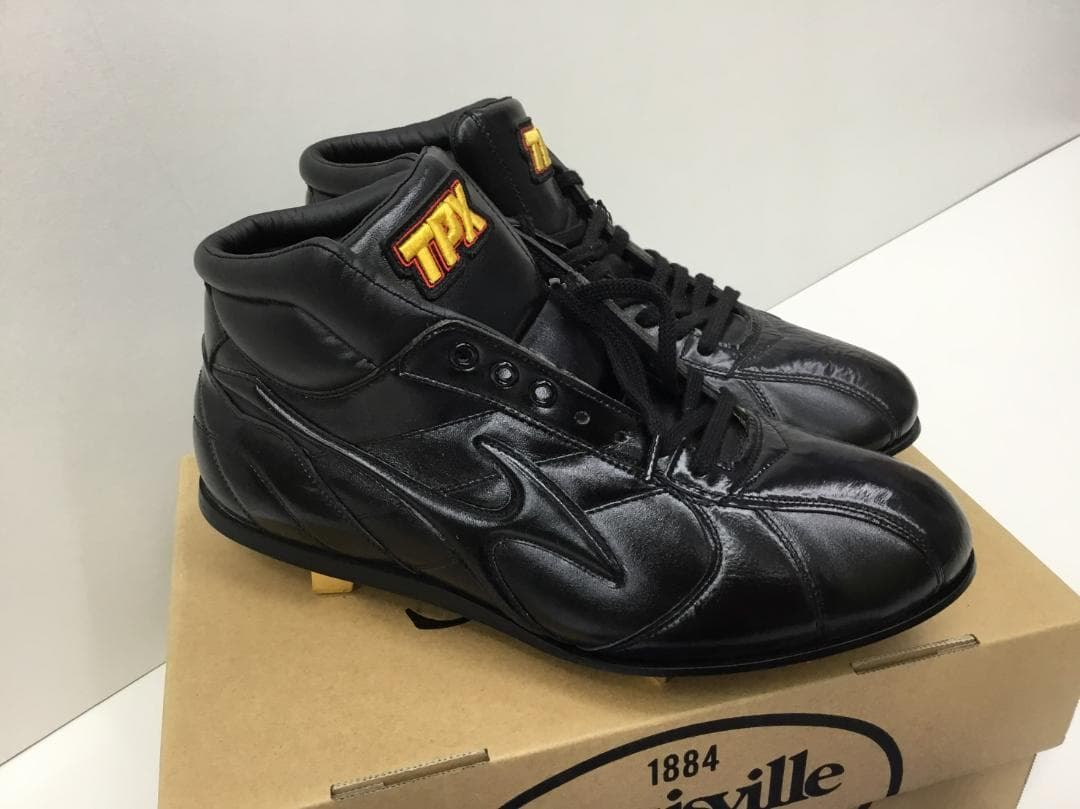 未使用 長期保管 野球革底スパイクシューズ ルイスビルスラッガー 28.0