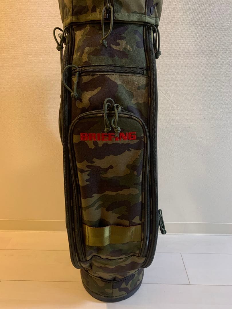 美品！ブリーフィング　キャディバック　CR-8 迷彩　カモフラ柄