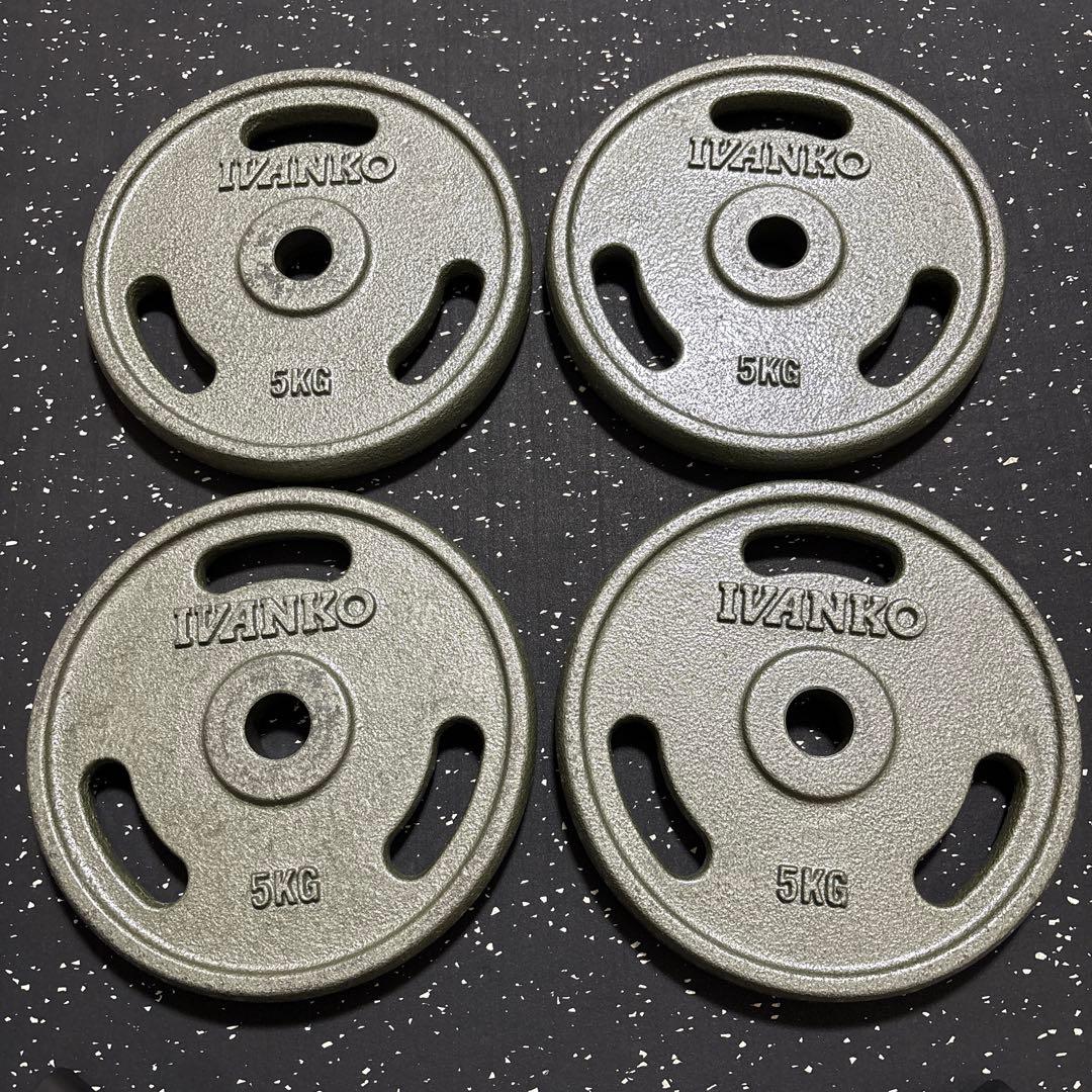 IVANKO ペイントEZグリッププレート 5kg 4枚セットΦ28mm ②